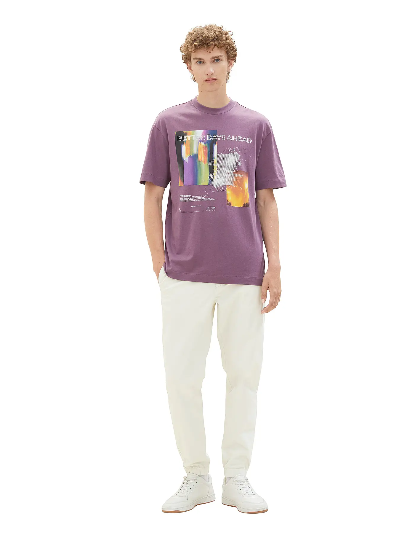 TOM TAILOR DENIM | T-Shirt | lila
